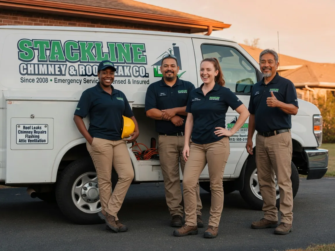 Chimney flashing repair company in Raymond, WA